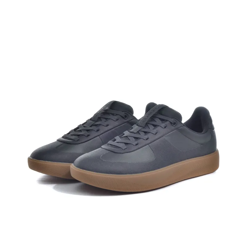 TREEPERI Coverage Slip Resistant And Abrasion Resistant Low Top Skateboard Shoes Unisex Dark Gray Brown-1