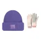 Purple Hats & Caps+Pink Gloves