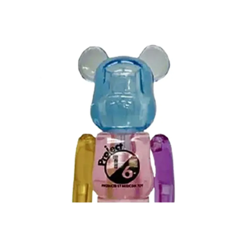 BE@RBRICK Project 1/6 JELLYBEAN Jelly Rainbow 2 Pack Set 100% Hang Tag Box 100%-3