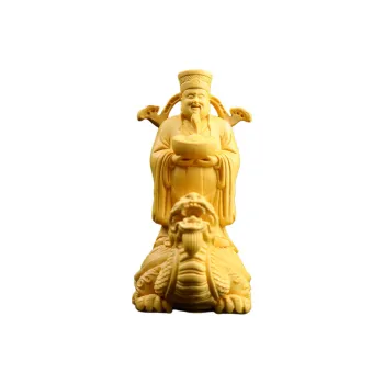 Finger Carpenter Boxwood Wooden Ornaments Unisex