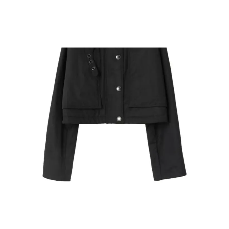 Burberry Corduroy-collar Cropped Jacket-4