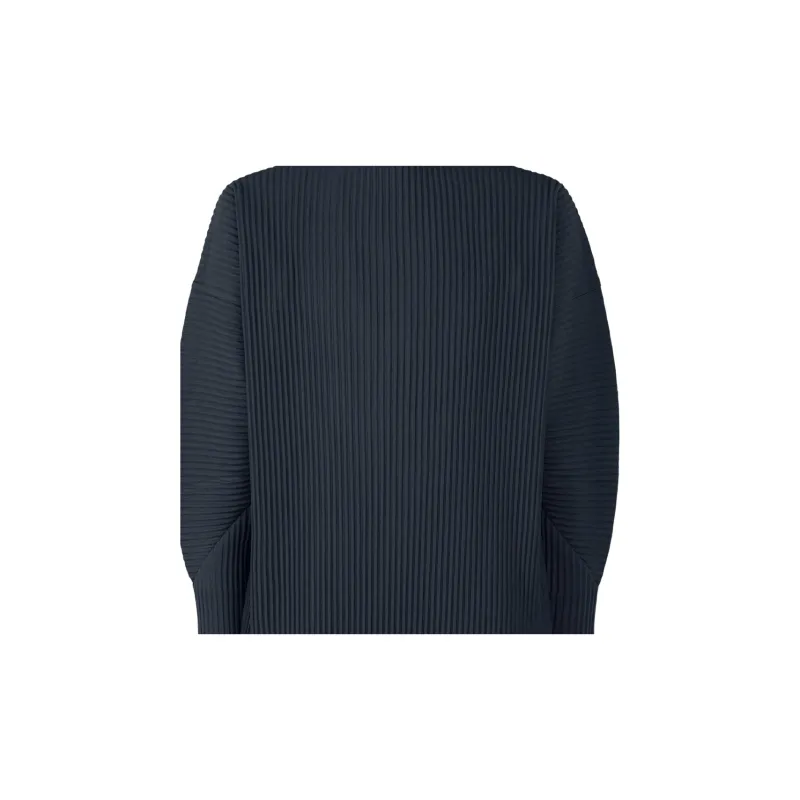 Homme Plissé Issey Miyake FW24 T Shirt Men's Midnight Blue-1