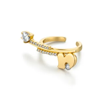Glam Ever Gold Plated Rings Women's