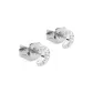 Crescent Light Bend (Cubic Zirconia Version)/1 Pair