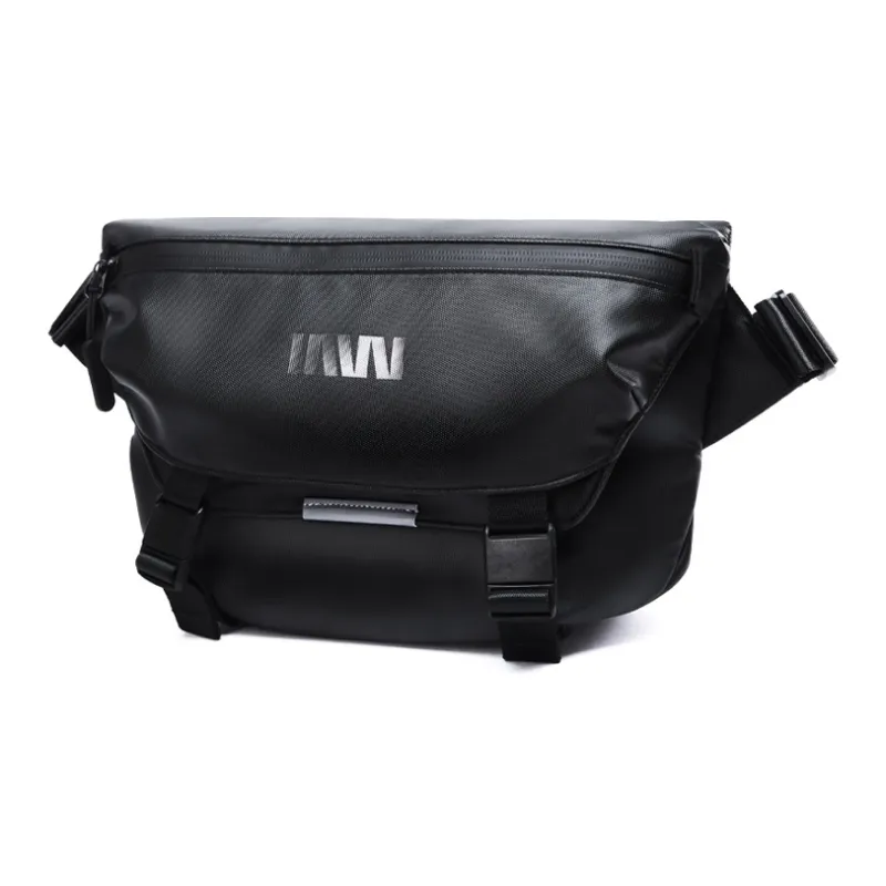 SEPTWOLVES PVC Crossbody Bags Unisex Black-31