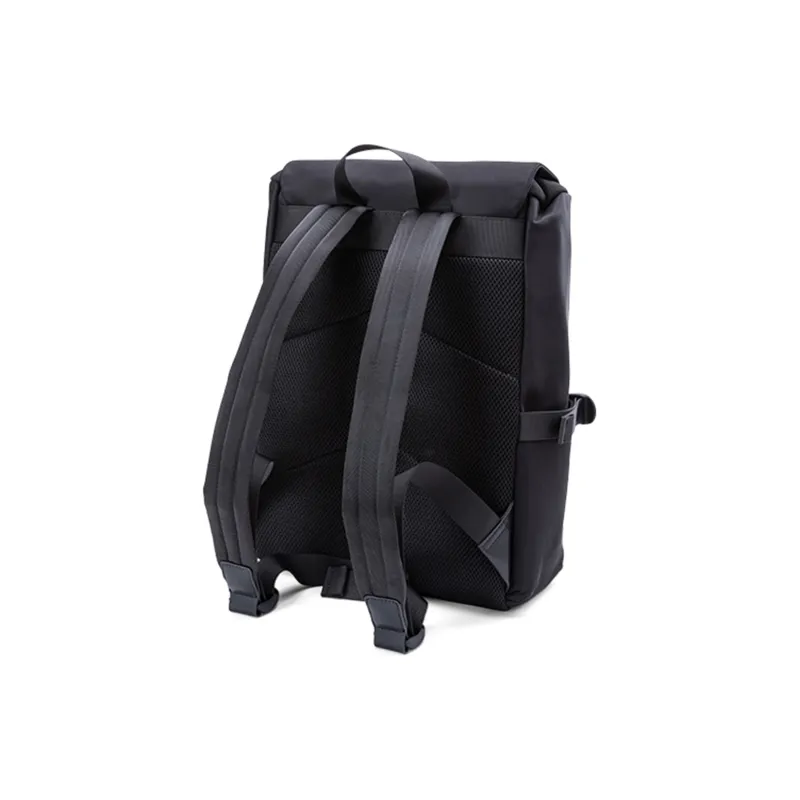 HONGU Fabric Backpack Tubas Men's Pitch Black-2