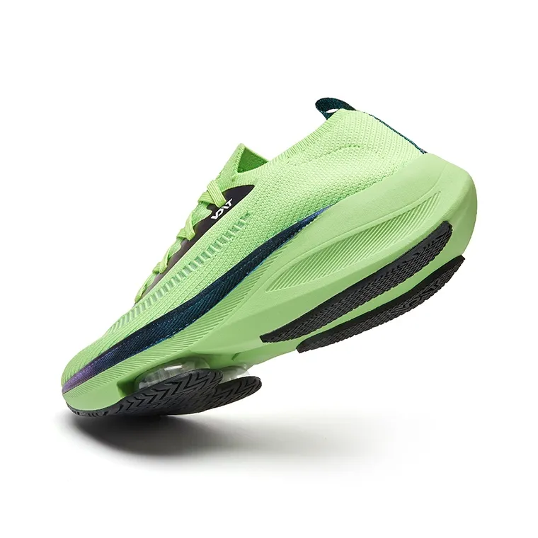 VOIT Breathable, Impact Resistant, Lightweight Low Top Air Cushion Marathon Running Shoes Unisex Light Green-1