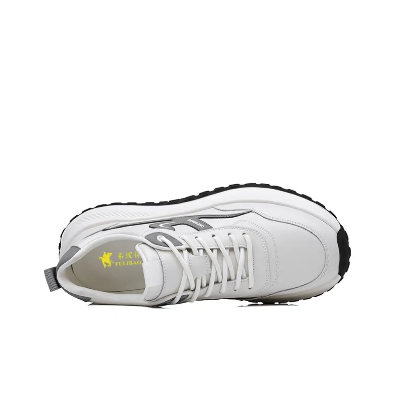 FULIBAOLUO Cushioned Slip-Resistant Low-Top Casual Shoes Men's-5