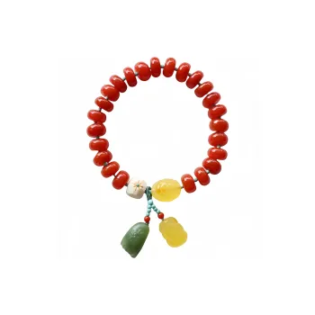 Xifeng Building Southern Red Agate Bracelets Unisex