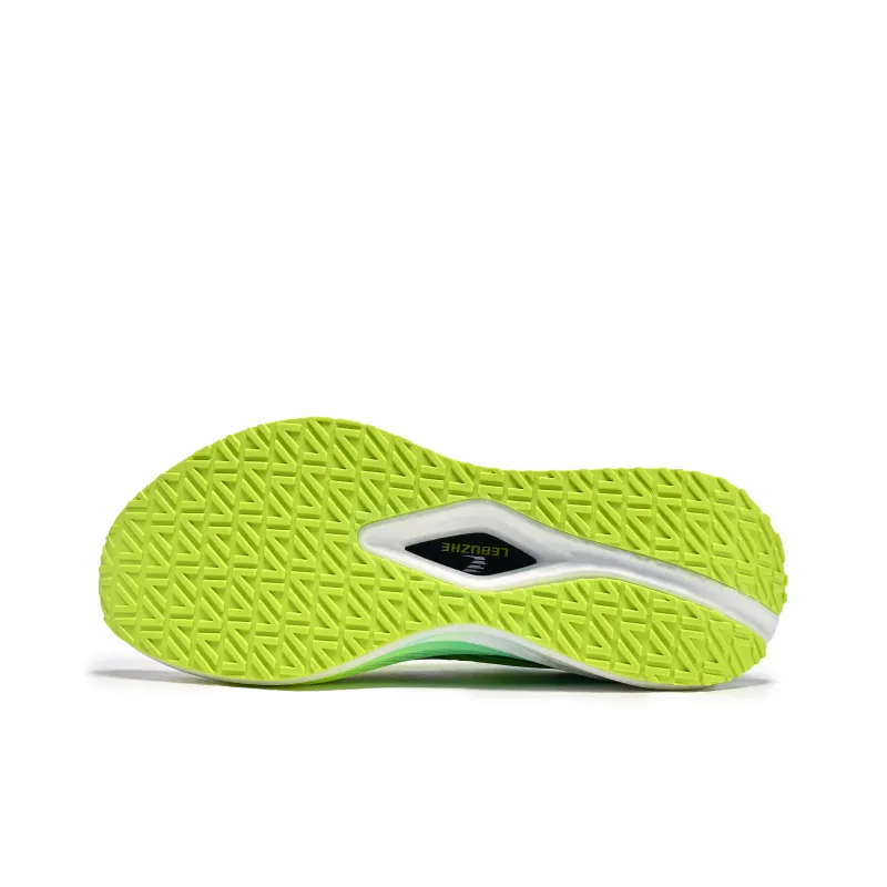 LEBUZHE Low Top Running Shoes Men's Bamboo Green-4