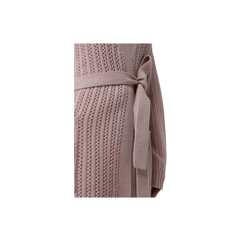 MaxMara Balzac Belted Long Sleeved Cardigan-5