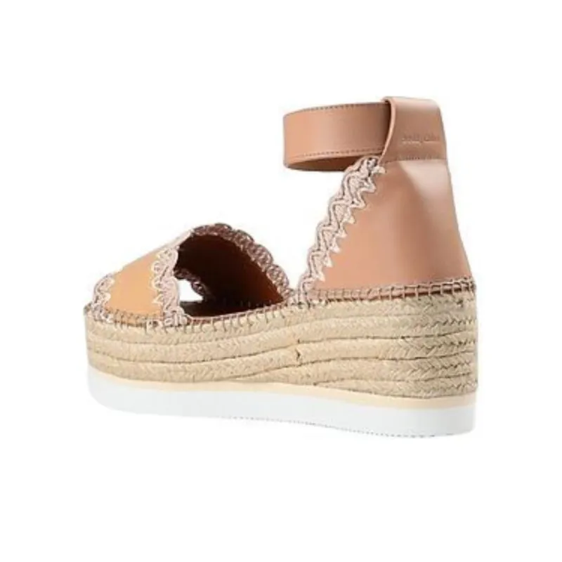 See By Chloe Glyn Strap Sandals Women's Nude-4