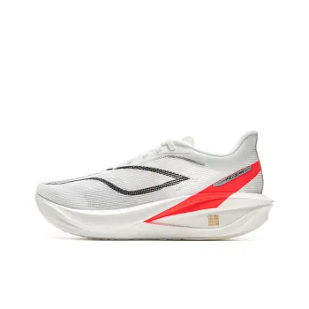 LiNing Flyer 5 Challenger Cushioned Slip Resistant Rebound Low Top Running Shoes Men's Standard White
