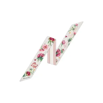 DIOR Mulberry Silk Scarves Women's Light Pink