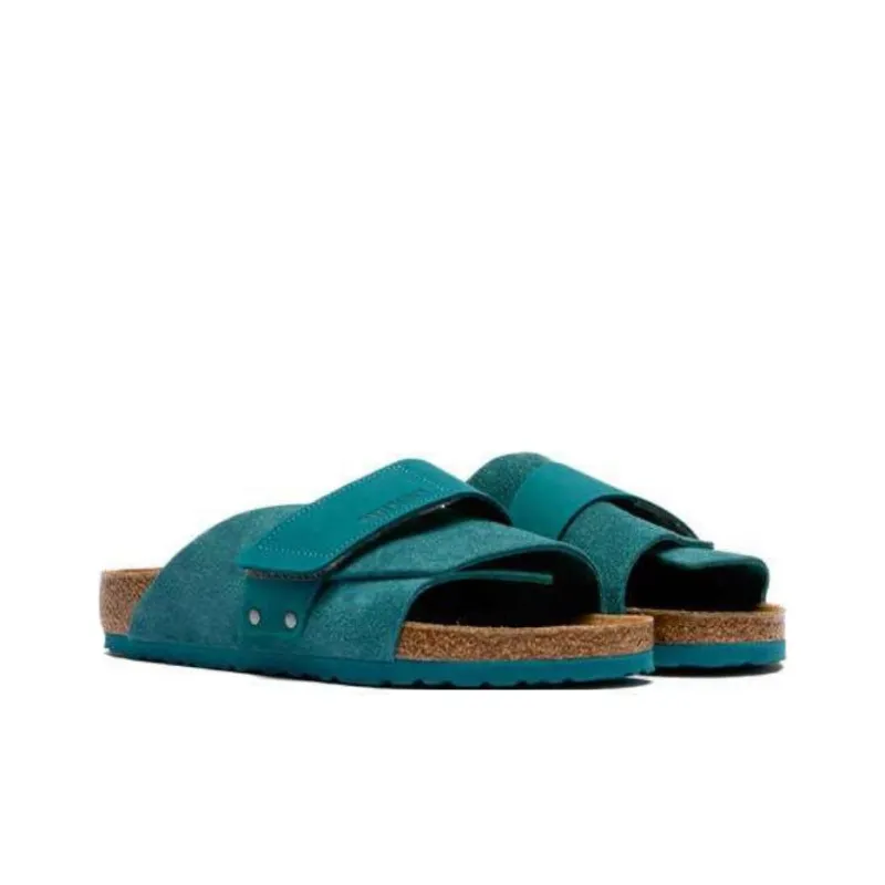Birkenstock Kyoto Slide Slippers Unisex Dark Green-2