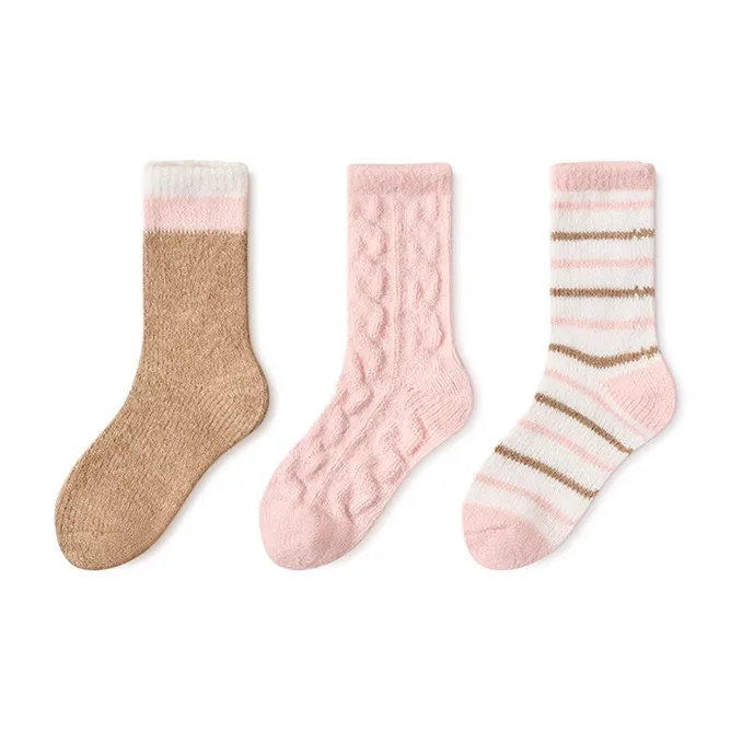 Moremoli Mid Calf Socks Women's 3 Pack-3