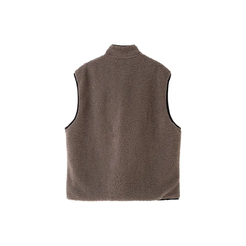 VOLCOM Polar Fleece Vest Unisex Gray-1