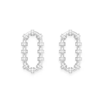 Mistova JEWELRY S925 Silver Chain Ring With Stone Earrings Women's