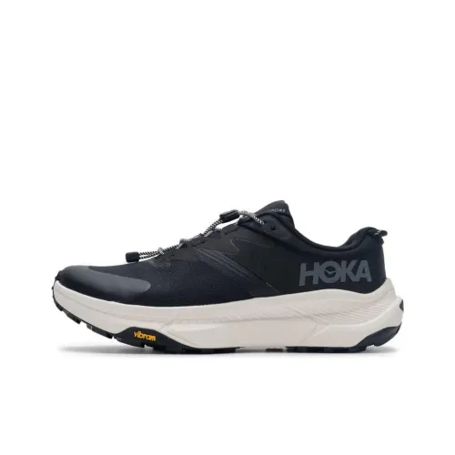 HOKA ONE ONE Transport Anti Slip Wear Resistant Low Top Hiking Shoes Men's Black