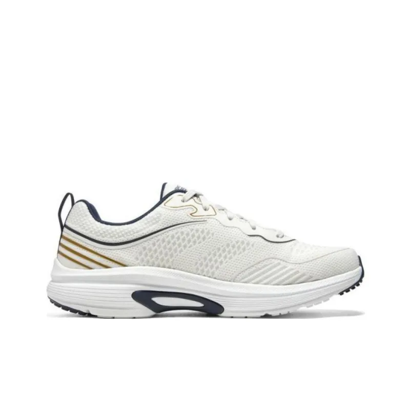 Skechers Go Run Arch Fit Anti Slip Wear Resistant Low Top Running Shoes Men's White-1