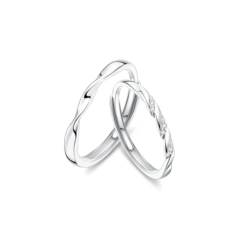 MOLADY 999 Fine Silver Rings Unisex-0