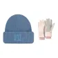 Blue Hats & Caps+Pink Gloves