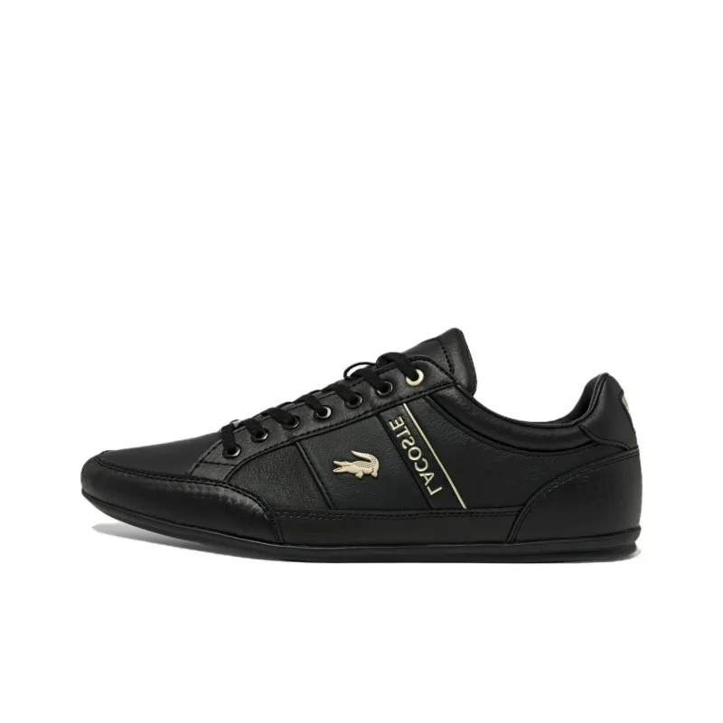 LACOSTE Chaymon Low-Top Skateboard Shoes Men's Black-0