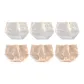6 Pack (3 White+3 Shrimp Pink)