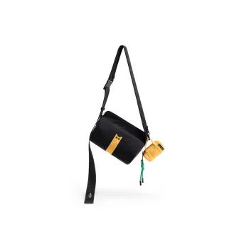 NOXXON Nylon Shoulder Bag Crossbody Bag Unisex Obsidian Black/Misty Blue/Khaki