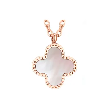 LAA Titanium Steel Necklaces Women's White