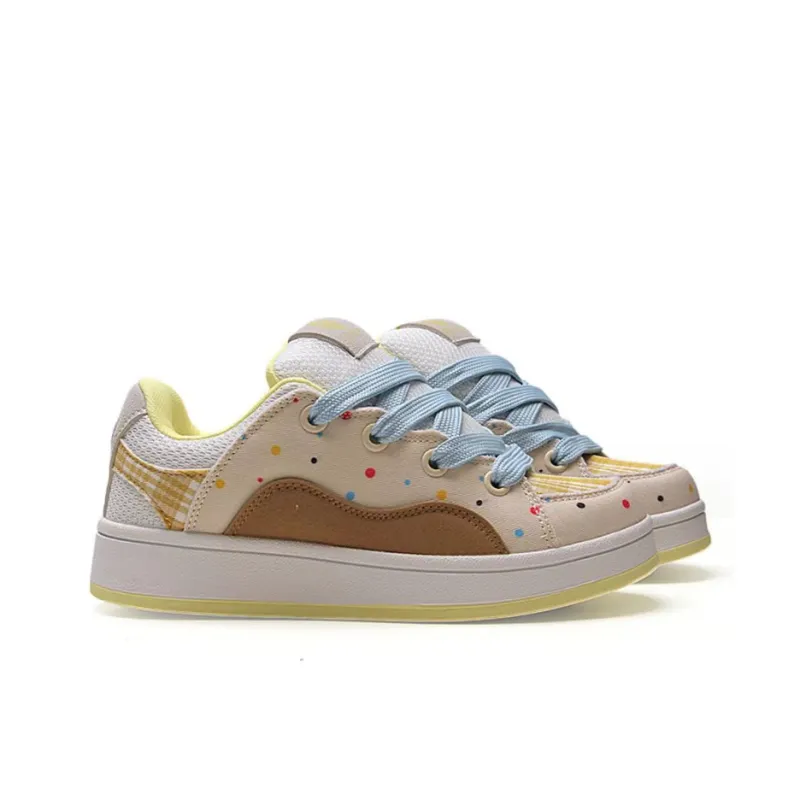 SHUXIAOBEI Anti-Slip Wear-Resistant Low-Top Skateboard Shoes Women's Sweetheart Pink-12