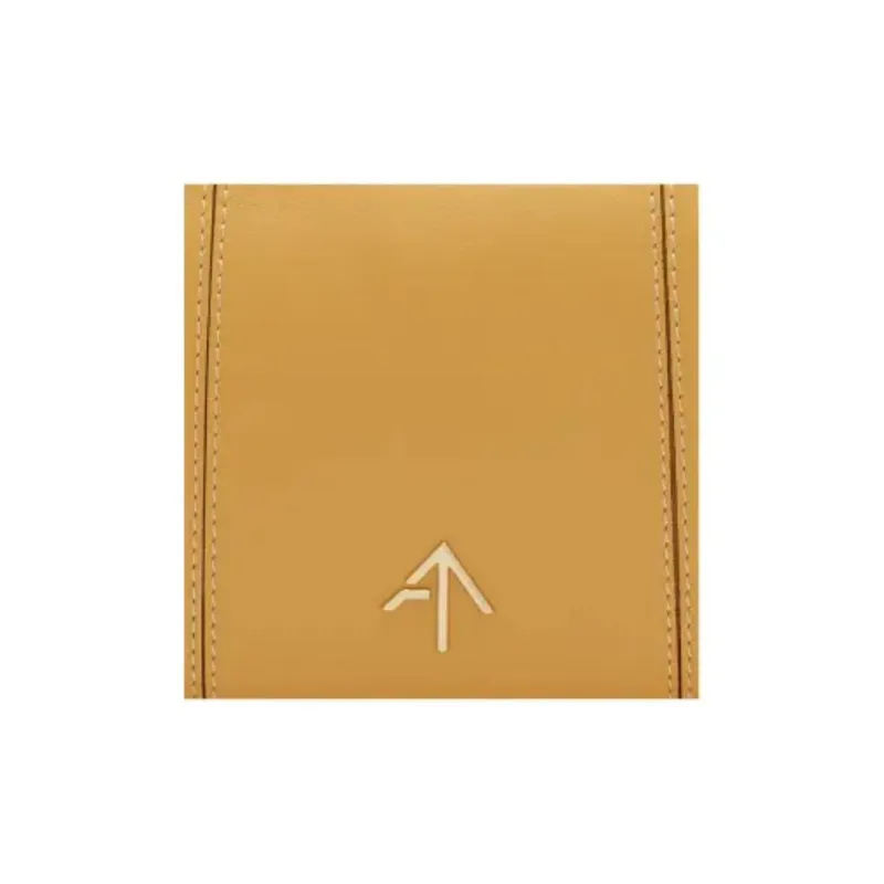 Manu Atelier PITA Series Cow Leather Arrow Bag Shoulder Bag Handbag Shoulder Bag Women's Lemon Yellow-4