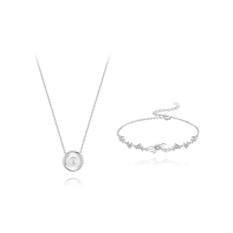 BLANK IN BLANK Sterling Silver Necklaces Women's Bestie Girlfriend Couple Birthday Girl-3