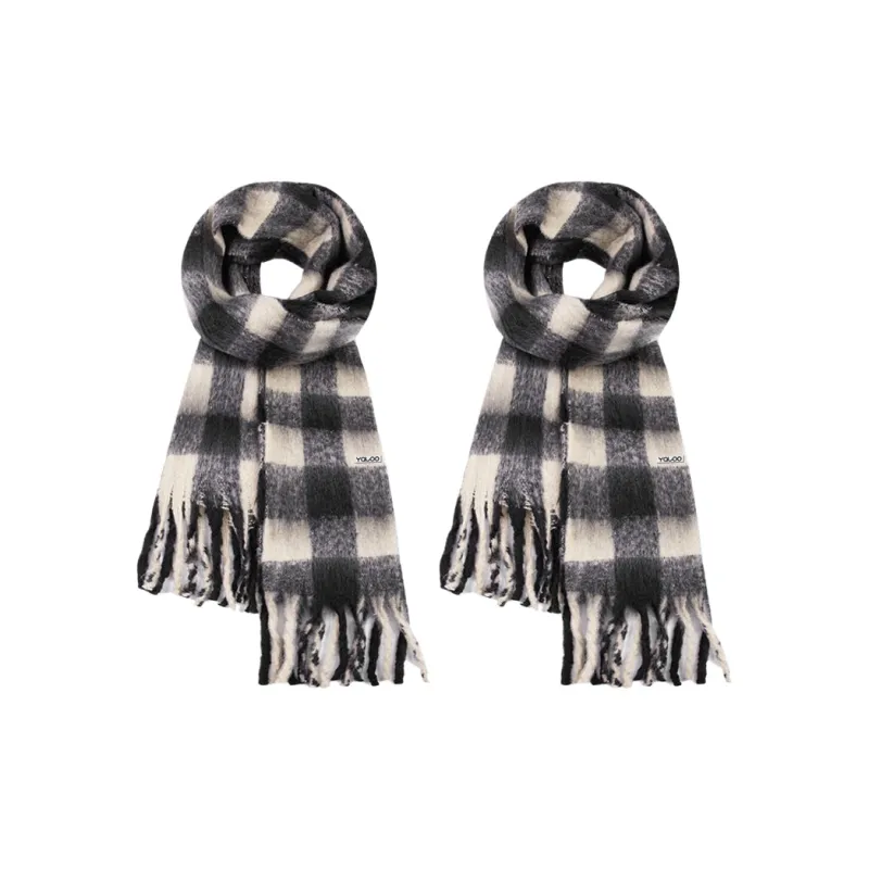 Yalu Polyester Knit Scarves Unisex Gift Box Set-4