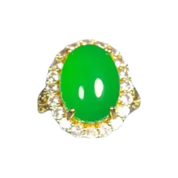 JUNWEN Chalcedony Rings Women's