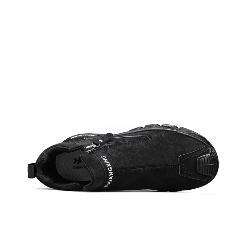 Binary Work Boots Men High Top Black-3