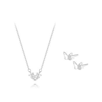 BLANK IN BLANK Sterling Silver Necklaces Women's Bestie Couple Birthday Gift Girl