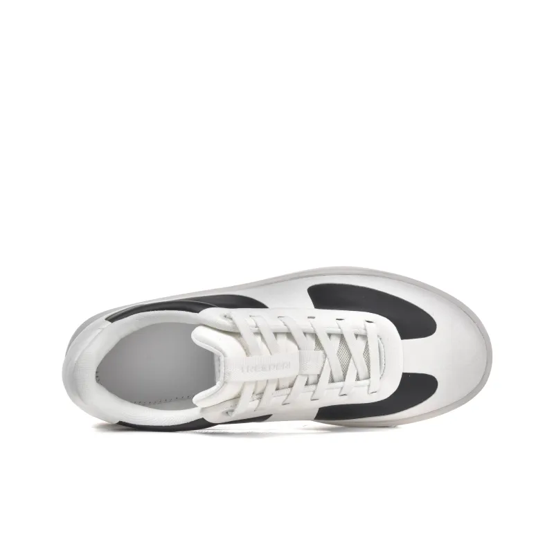 TREEPERI Coverage Slip Resistant, Abrasion Resistant, Balance, Lightweight Low Top Skateboard Shoes Unisex White Black-4