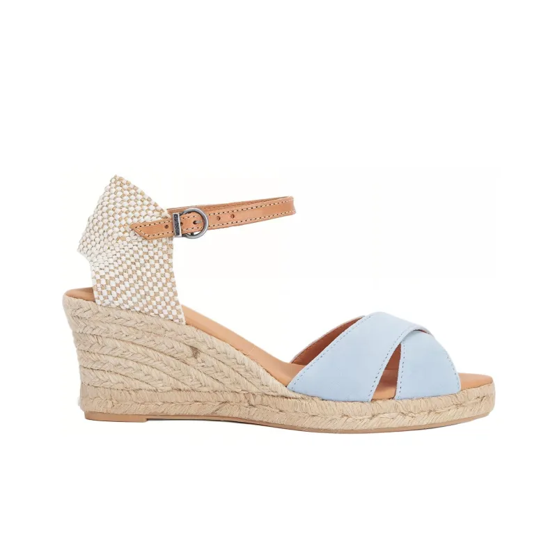 BARBOUR Falmouth Strap Sandals Women's Blue-1