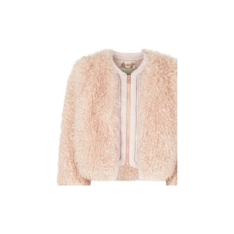 FENDI FW22 Jackets Coats Women's Pink-4