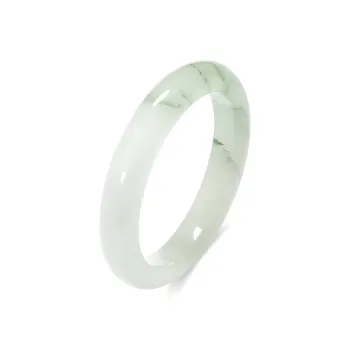 Artisan Lock Heart Jade Tianshan Jade Bangles Women's