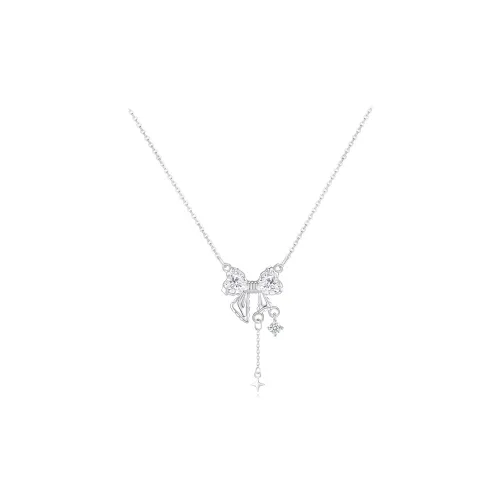 FORCHI Zircon S925 Silver Necklaces Women's Couple's Anniversary Birthday Gift