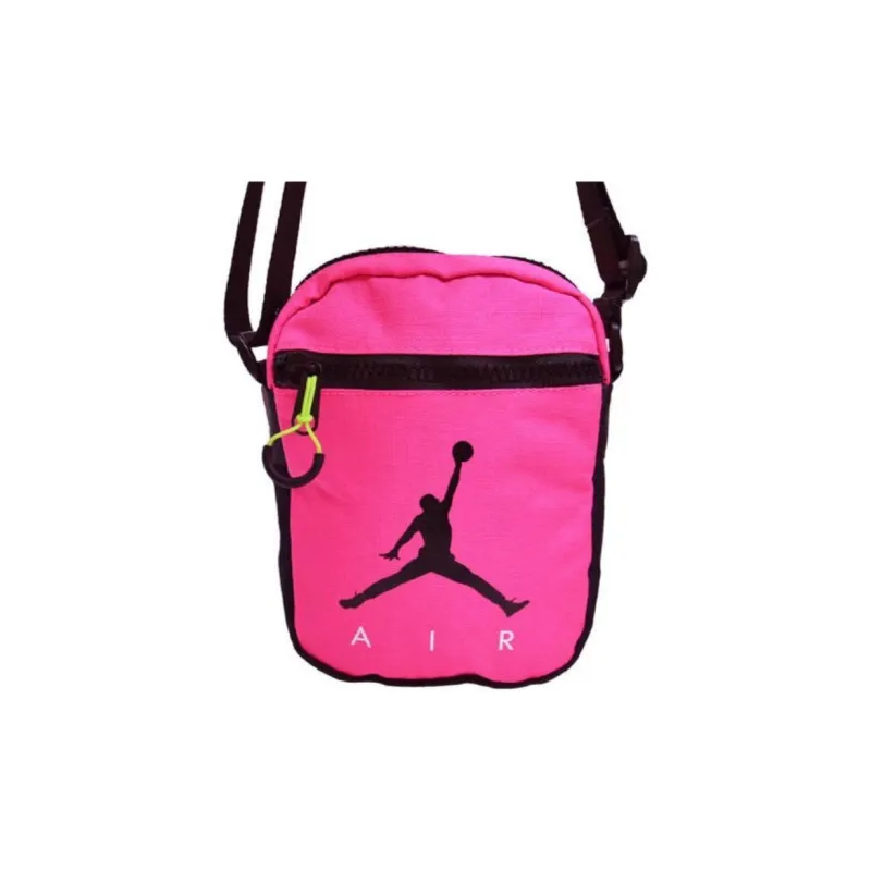Jordan Polyester Cell Phone Pouch Shoulder Bag Crossbody Bag Regular Unisex Rose Red-2