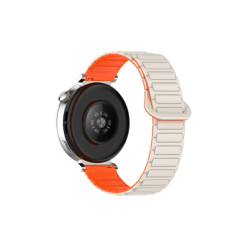 FZRT Huawei Compatibility Watch Band I Beam Silicone Magnetic Loop Strap Silicone Material-3