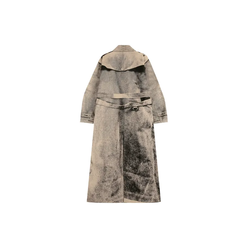 Atry Trench Coats Unisex Coffee-1