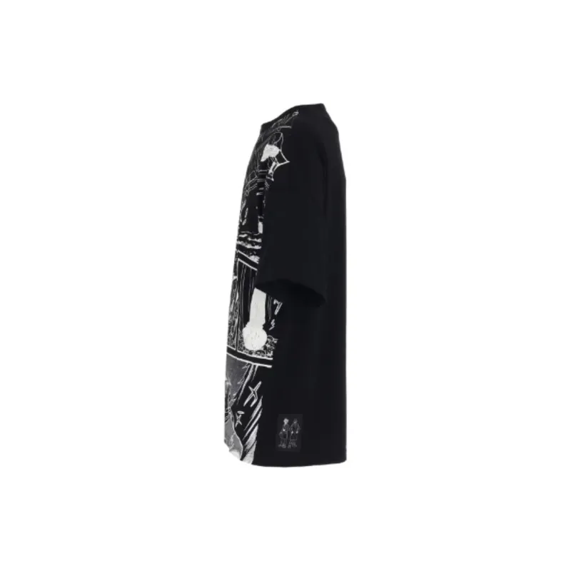 Yohji Yamamoto x RENZAOREN 009 LIANMINGKUAN Humanoid 009 Collaboration T Shirt Unisex Black-2