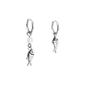 EAR PARTNER Silver Needle Earrings Women's