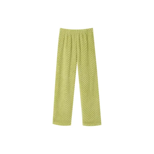 MADALLO Pajama Pants Women's Yellow Green