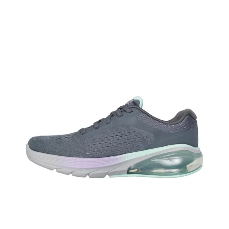 Skechers GO WALK Air 3.0 Anti-Slip Wear-Resistant Low-Top Casual Shoes Women's Gray Cyan-2