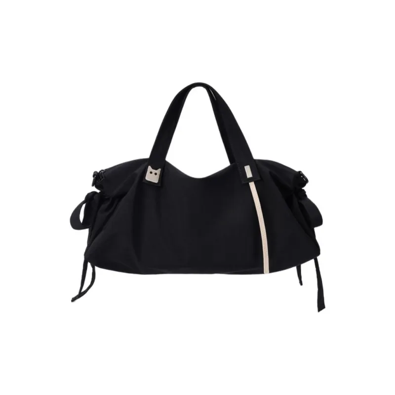 NOXXON Nylon Handbag Regular Unisex Obsidian Black/Caramel/Khaki-0